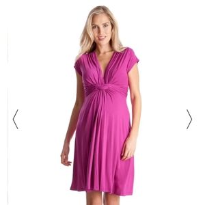 Seraphine Pink Fuschia Knot Dress